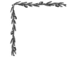 pine tree border art